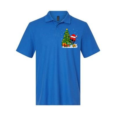 Hockey Sports Lover Matching Santa Hat Hockey Christmas Gift Softstyle Adult Sport Polo