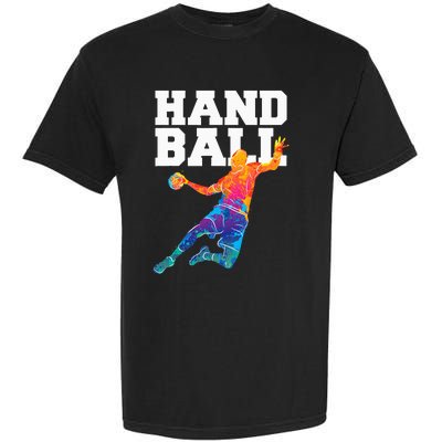 Handball Sports Lover Athlete Athletic Handball Player Garment-Dyed Heavyweight T-Shirt