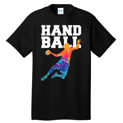 Handball Sports Lover Athlete Athletic Handball Player Tall T-Shirt