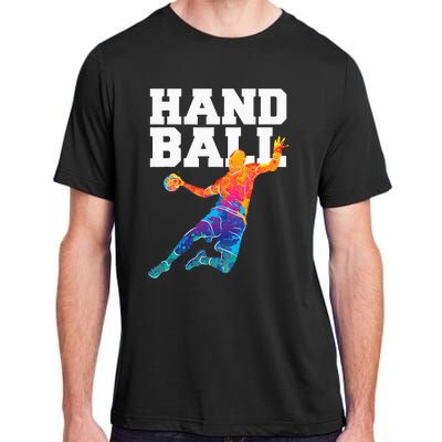 Handball Sports Lover Athlete Athletic Handball Player Adult ChromaSoft Performance T-Shirt