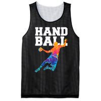 Handball Sports Lover Athlete Athletic Handball Player Mesh Reversible Basketball Jersey Tank