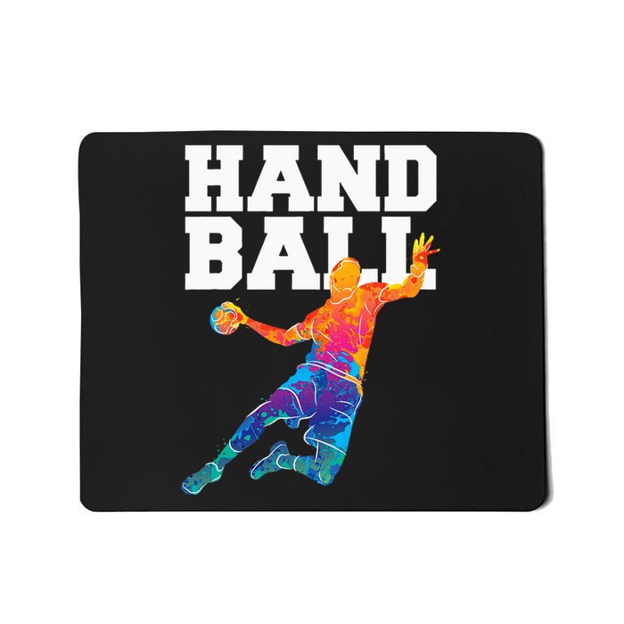 Handball Sports Lover Athlete Athletic Handball Player Mousepad