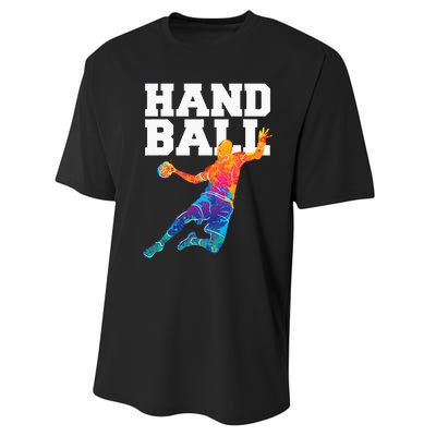 Handball Sports Lover Athlete Athletic Handball Player Performance Sprint T-Shirt