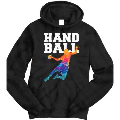 Handball Sports Lover Athlete Athletic Handball Player Tie Dye Hoodie