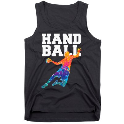 Handball Sports Lover Athlete Athletic Handball Player Tank Top