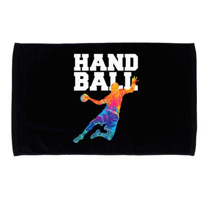 Handball Sports Lover Athlete Athletic Handball Player Microfiber Hand Towel