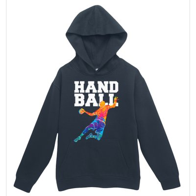 Handball Sports Lover Athlete Athletic Handball Player Urban Pullover Hoodie