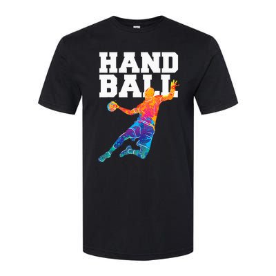 Handball Sports Lover Athlete Athletic Handball Player Softstyle CVC T-Shirt