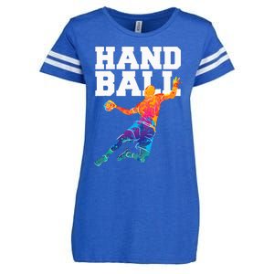 Handball Sports Lover Athlete Athletic Handball Player Enza Ladies Jersey Football T-Shirt