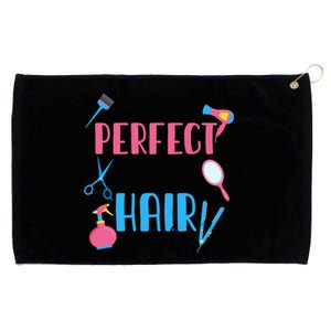 Hair Stylisgift Life Isn't Perfect But Your Hair Can Be Gift Grommeted Golf Towel