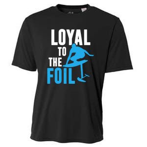 Hydrofoil Surfing Loyal To The Foil Board Cooling Performance Crew T-Shirt