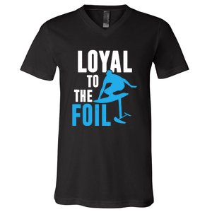 Hydrofoil Surfing Loyal To The Foil Board V-Neck T-Shirt