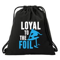 Hydrofoil Surfing Loyal To The Foil Board Drawstring Bag