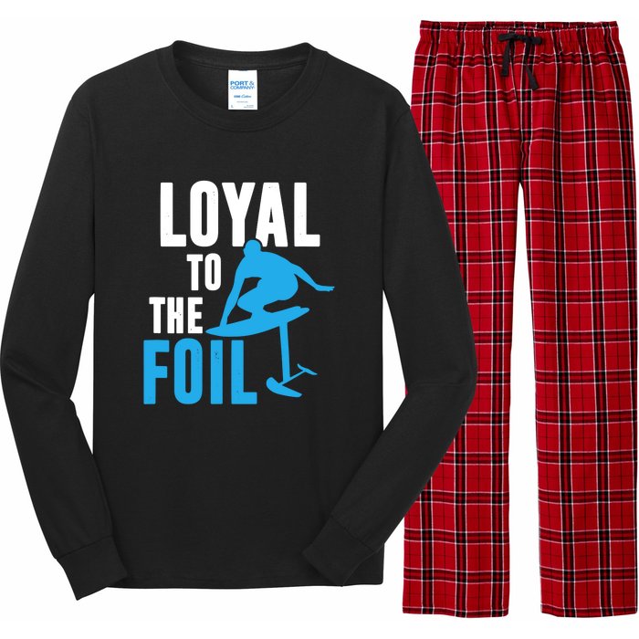 Hydrofoil Surfing Loyal To The Foil Board Long Sleeve Pajama Set