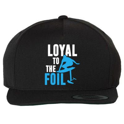 Hydrofoil Surfing Loyal To The Foil Board Wool Snapback Cap