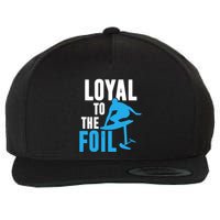 Hydrofoil Surfing Loyal To The Foil Board Wool Snapback Cap