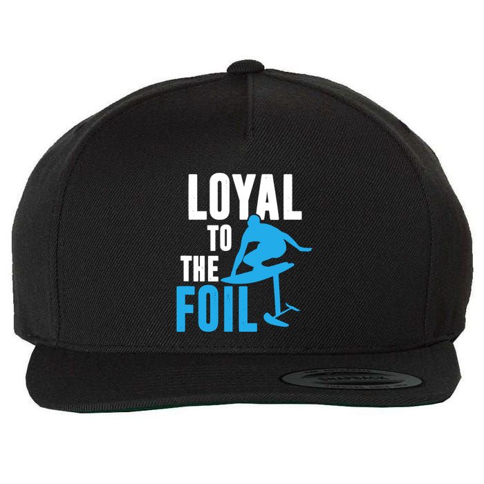 Hydrofoil Surfing Loyal To The Foil Board Wool Snapback Cap