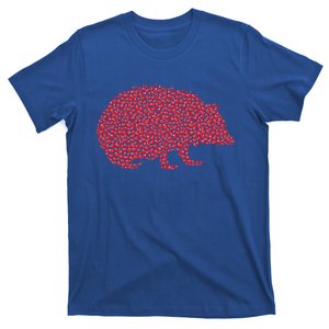 Heart Shape Love Hedgehog Valentine's Day Meaningful Gift T-Shirt