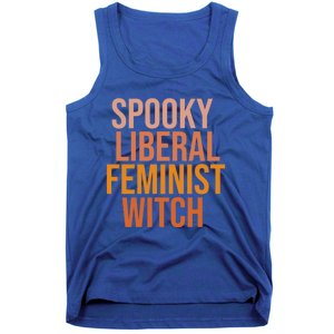 Halloween Spooky Liberal Feminist Witch Gift Tank Top