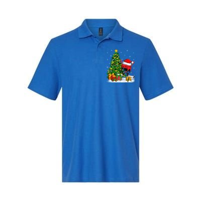 Hockey Sports Lover Matching Santa Hat Hockey Christmas Cool Gift Softstyle Adult Sport Polo