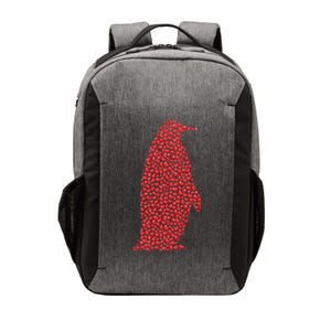 Heart Shape Love Penguin Bird Valentine's Day Cute Gift Vector Backpack