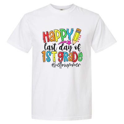 Hello Summer Last Day Of School 1st Grade Teacher Garment-Dyed Heavyweight T-Shirt