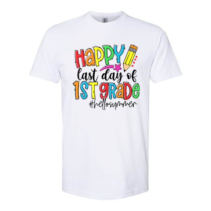 Hello Summer Last Day Of School 1st Grade Teacher Softstyle CVC T-Shirt