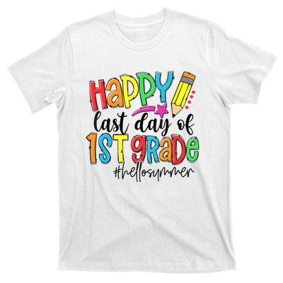 Hello Summer Last Day Of School 1st Grade Teacher T-Shirt