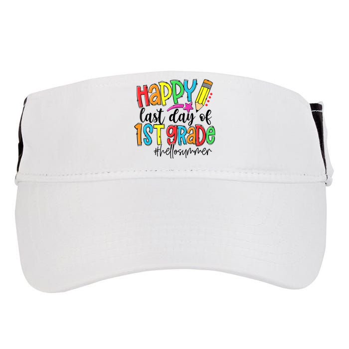 Hello Summer Last Day Of School 1st Grade Teacher Adult Drive Performance Visor