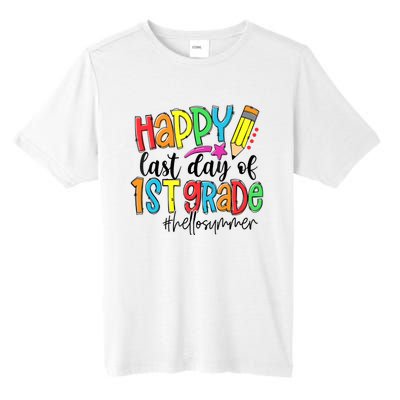 Hello Summer Last Day Of School 1st Grade Teacher Tall Fusion ChromaSoft Performance T-Shirt