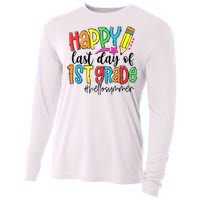 Hello Summer Last Day Of School 1st Grade Teacher Cooling Performance Long Sleeve Crew