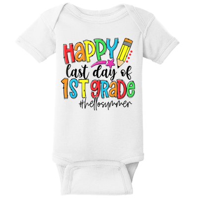 Hello Summer Last Day Of School 1st Grade Teacher Baby Bodysuit