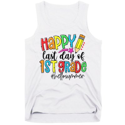 Hello Summer Last Day Of School 1st Grade Teacher Tank Top