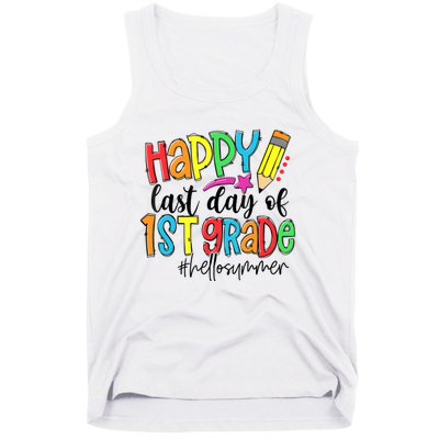 Hello Summer Last Day Of School 1st Grade Teacher Tank Top