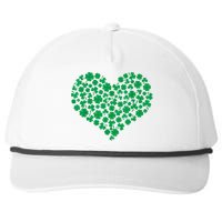 Heart Shamrock Lucky St Patricks Day Women Snapback Five-Panel Rope Hat