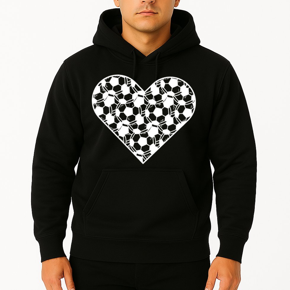 Heart Soccer Lover Hoodie