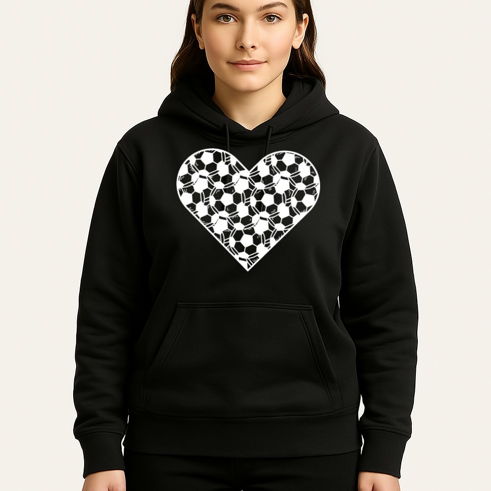 Heart Soccer Lover Hoodie