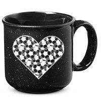 Heart Soccer Lover 15oz Campfire Ceramic Mug