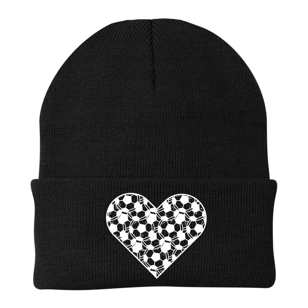Heart Soccer Lover Beanie