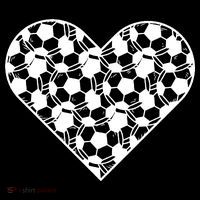 Heart Soccer Lover Cooling Performance Long Sleeve Crew