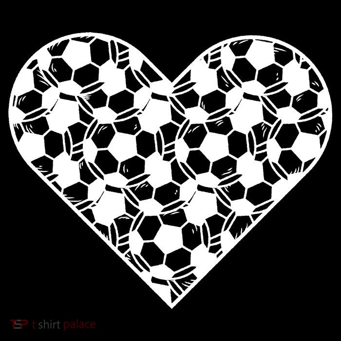 Heart Soccer Lover Cooling Performance Long Sleeve Crew