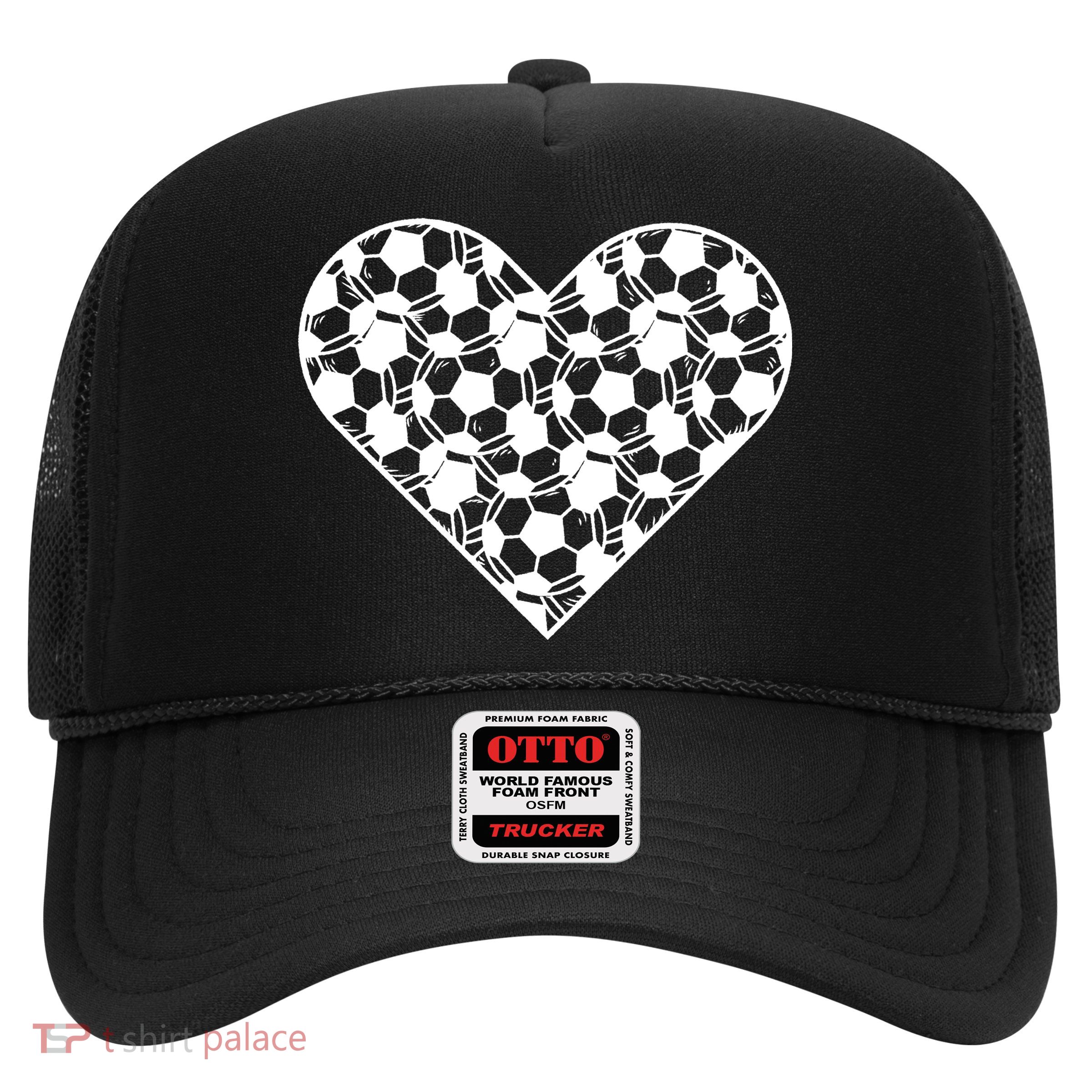 Heart Soccer Lover Trucker Hat