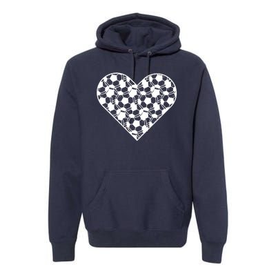 Heart Soccer Lover Premium Hoodie