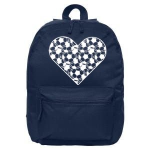 Heart Soccer Lover 16 in Basic Backpack