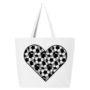 Heart Soccer Lover 25L Jumbo Tote