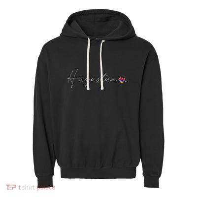 Hayastan Simple Love Armenian Flag Heart On Armenia Garment-Dyed Fleece Hoodie
