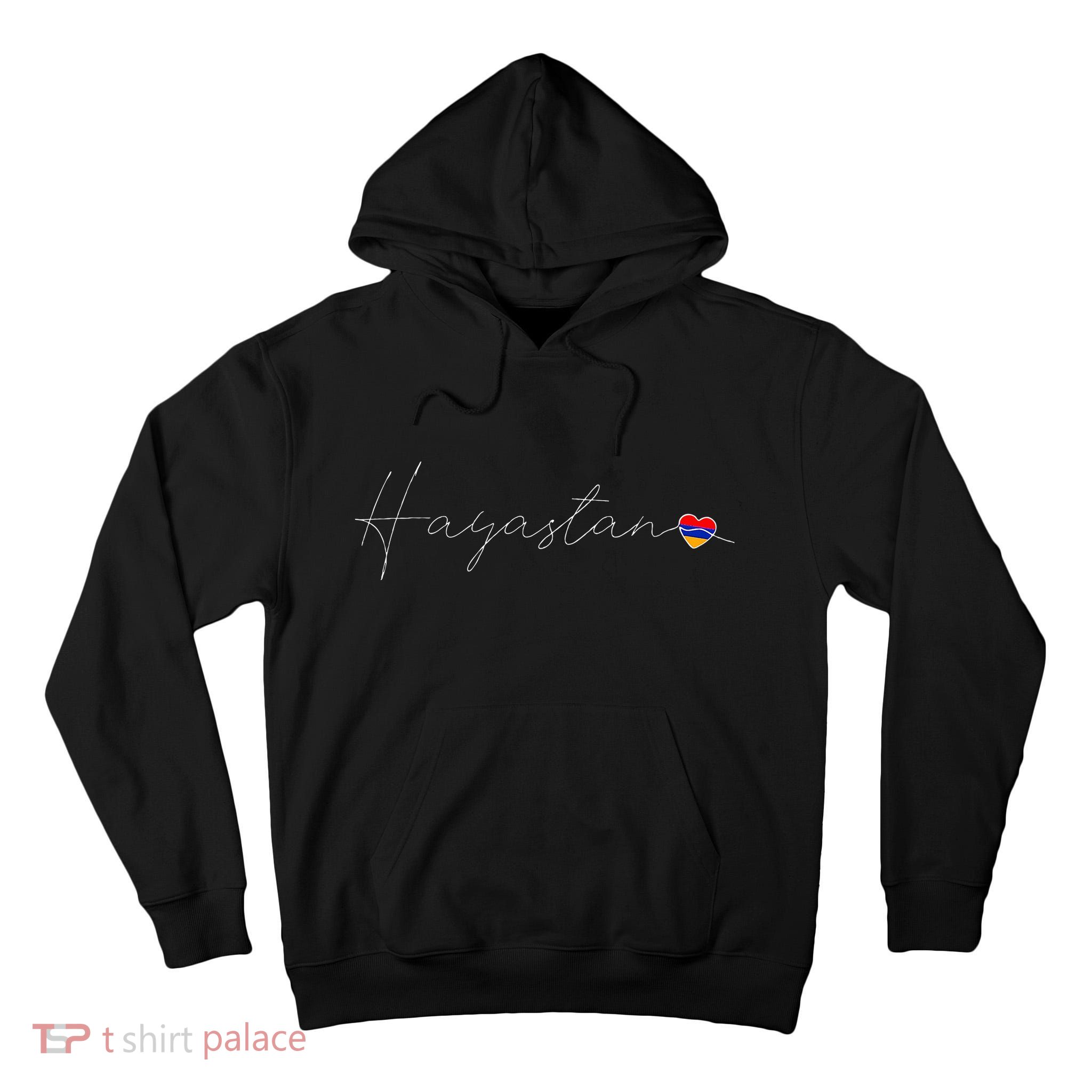 Hayastan Simple Love Armenian Flag Heart On Armenia Tall Hoodie