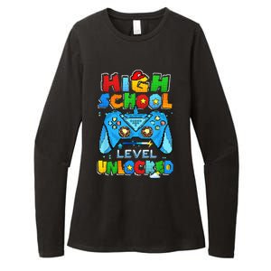 High School Level Unlocked Back To School High School Kid Womens CVC Long Sleeve Shirt