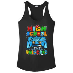 High School Level Unlocked Back To School High School Kid Ladies PosiCharge Competitor Racerback Tank