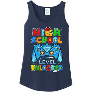 High School Level Unlocked Back To School High School Kid Ladies Essential Tank